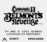 Castlevania II - Belmont's Revenge